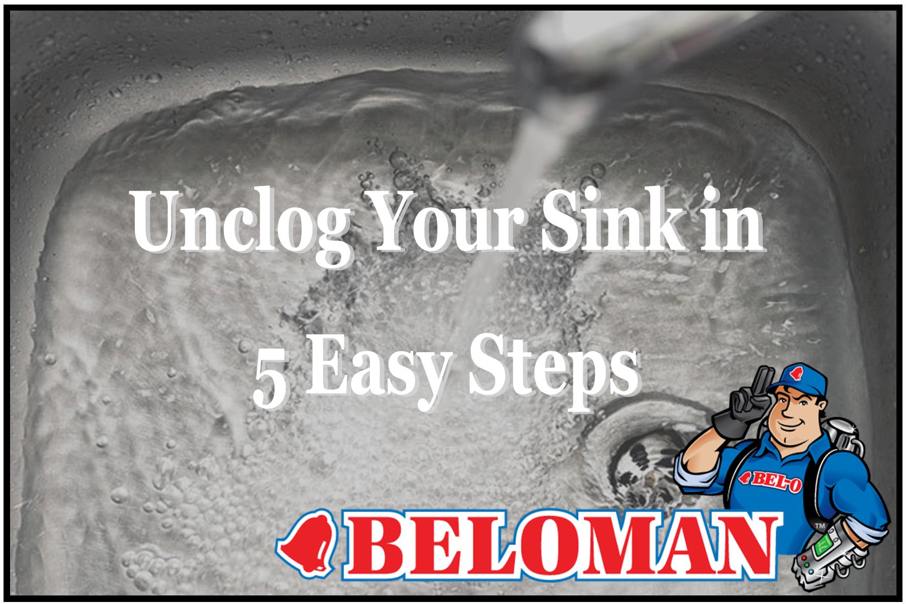 B.105 Unclog Sink in 5 Steps
