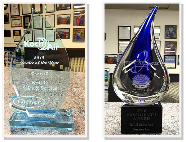 BELOMAN Receives Koch Air Award and Carrier Dealer of the Year Award