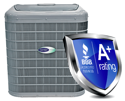 Carrier AC System BBB A+ Plus Rating BELOMAN