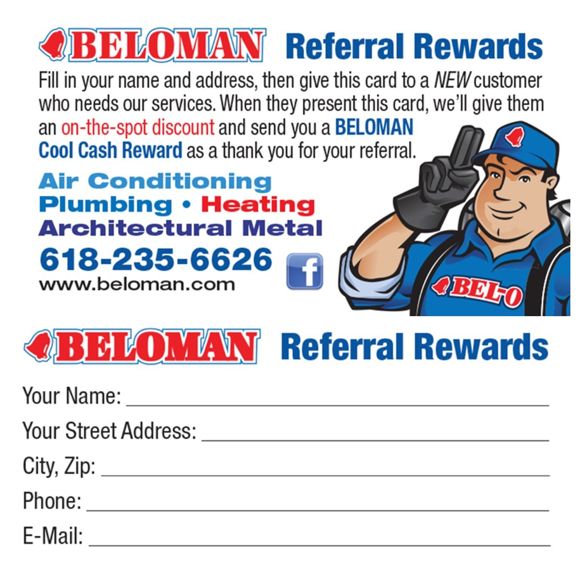 Referral card