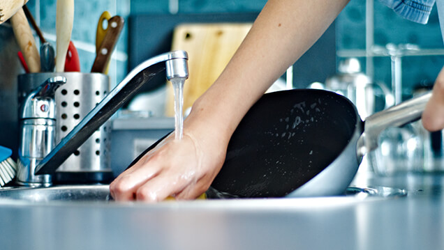 Plumbing Washing the Dishes